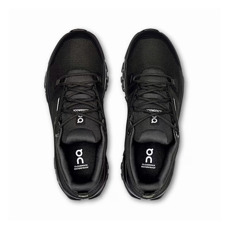 ON | Women's Cloudrock Low WP Black / Black