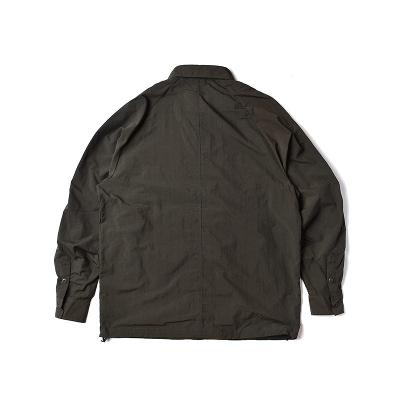 ELLIKER | Craw Long Sleeve Zipper Tech Shirt Grey