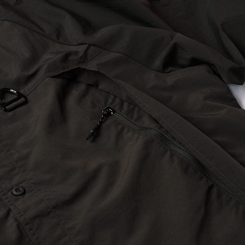 ELLIKER | Craw Long Sleeve Zipper Tech Shirt Grey