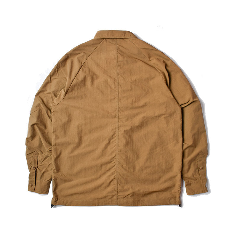 ELLIKER | Craw Long Sleeve Zipper Tech Shirt Sand