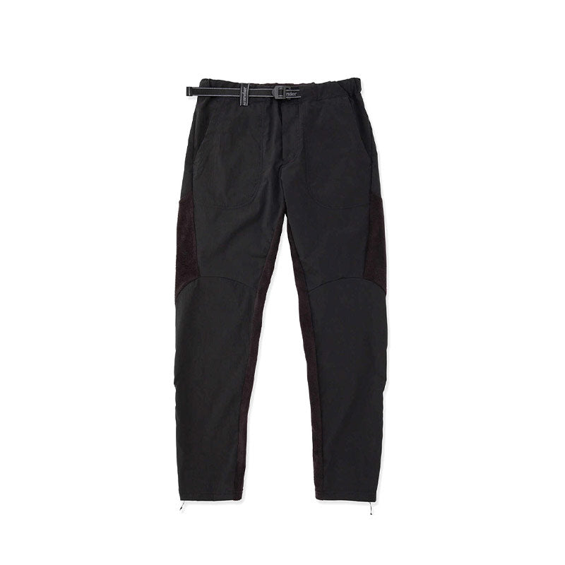 AND WANDER | Fleece Base Pants Black