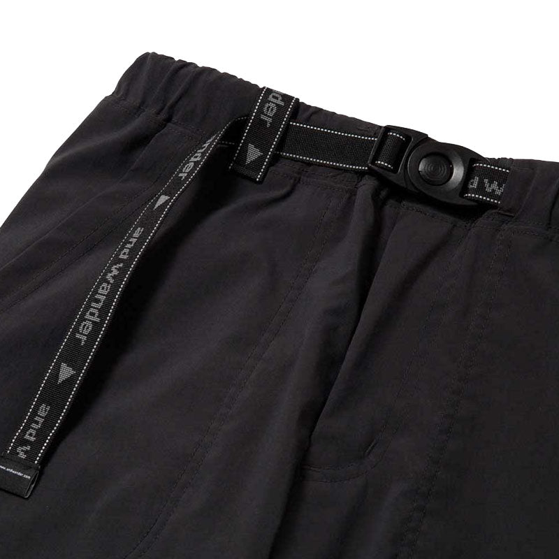 AND WANDER | Fleece Base Pants Black