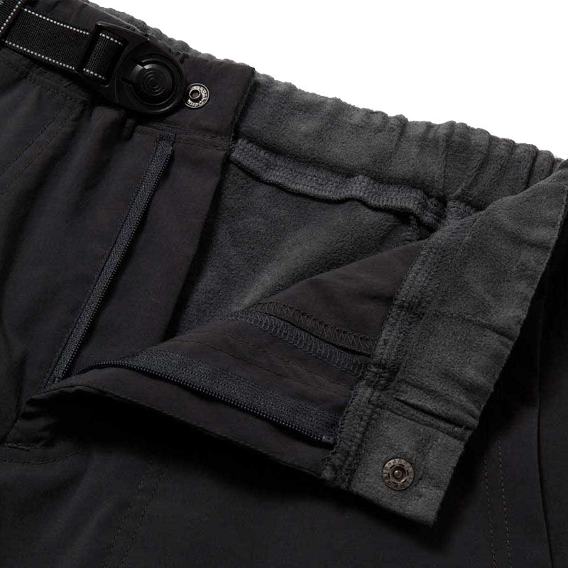 AND WANDER | Fleece Base Pants Black