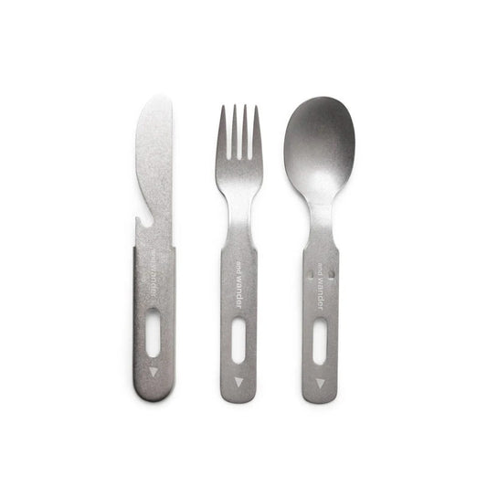 AND WANDER | Cutlery Set Silver