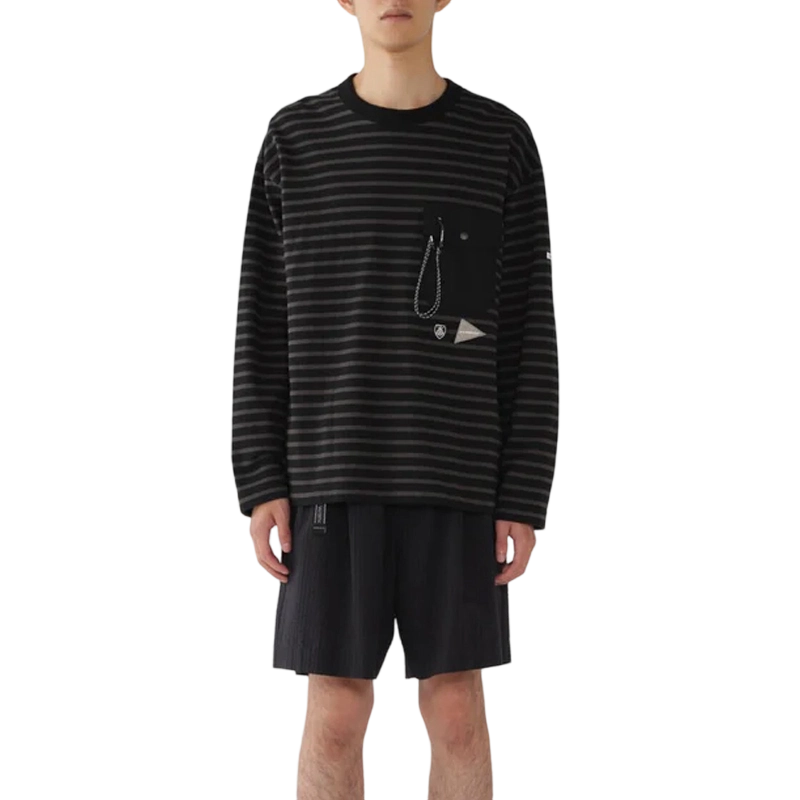 AND WANDER | Orcival L/S Tee Black