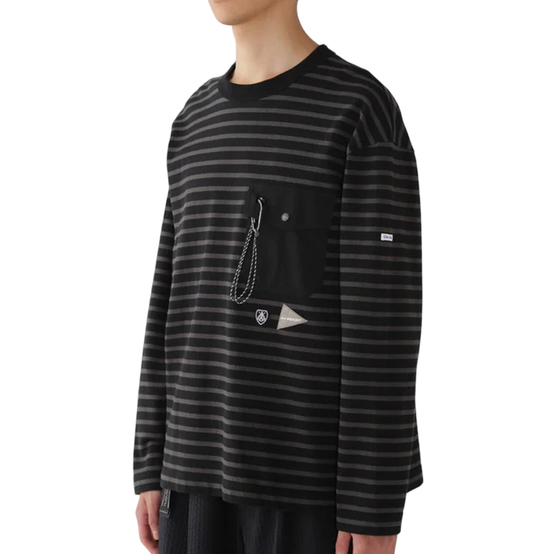 AND WANDER | Orcival L/S Tee Black