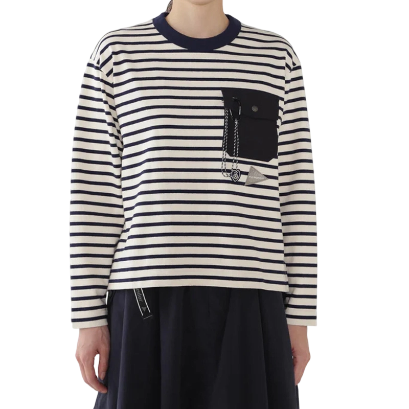 AND WANDER | Orcival L/S Tee Off White