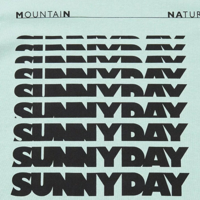 AND WANDER | Sunnyday Printed Wide SS Tee Light Sage