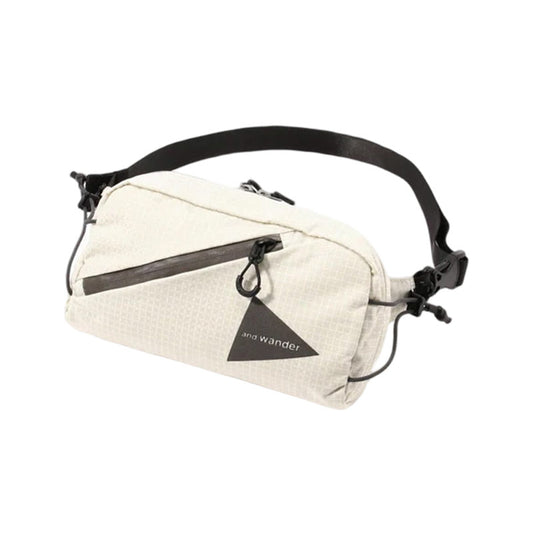 AND WANDER | Ocean Rip Waist Bag Off White
