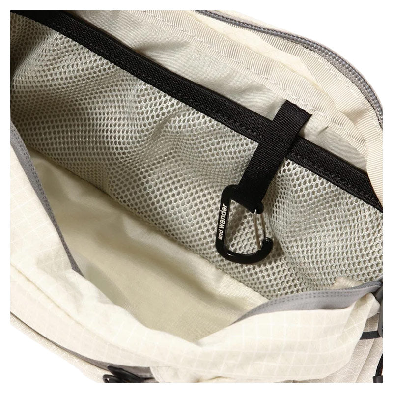 AND WANDER | Ocean Rip Waist Bag Off White