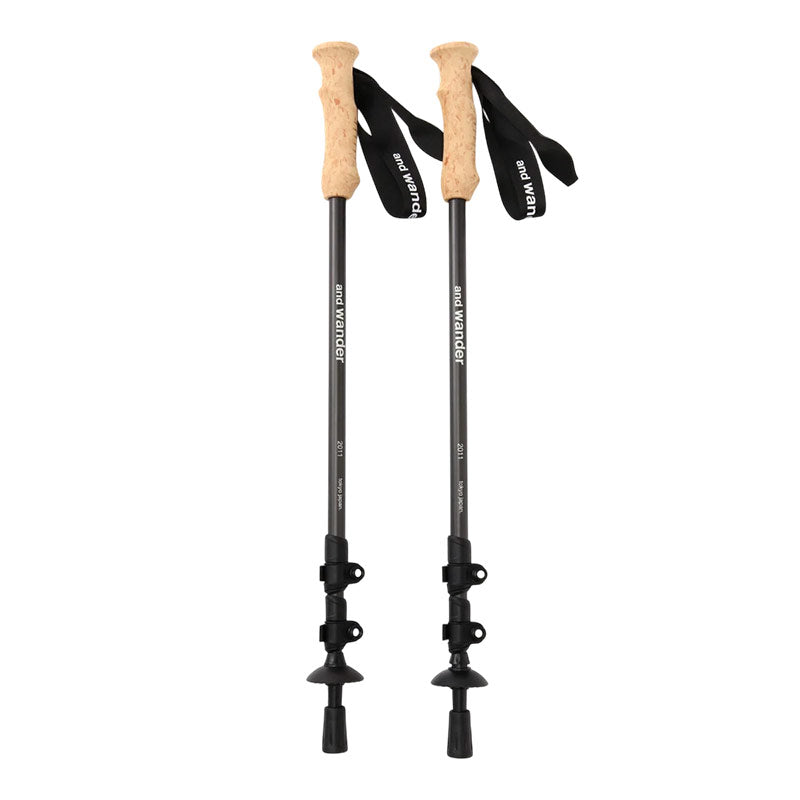 AND WANDER | Carbon Trekking Pole Black