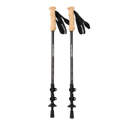 AND WANDER | Carbon Trekking Pole Black