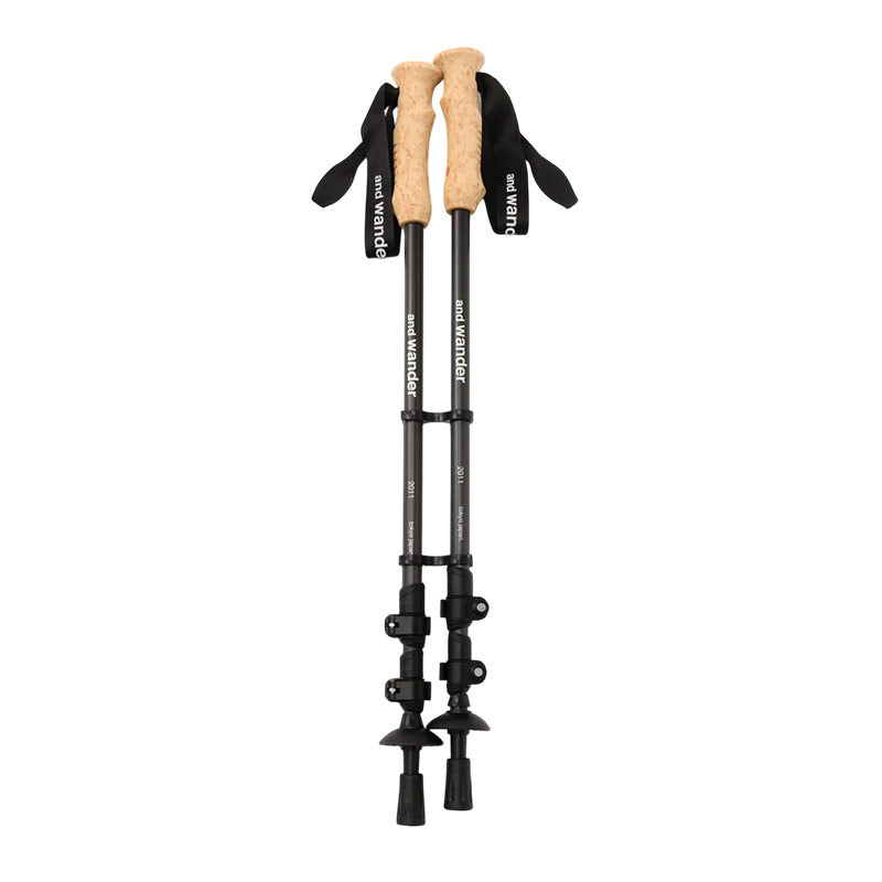 AND WANDER | Carbon Trekking Pole Black