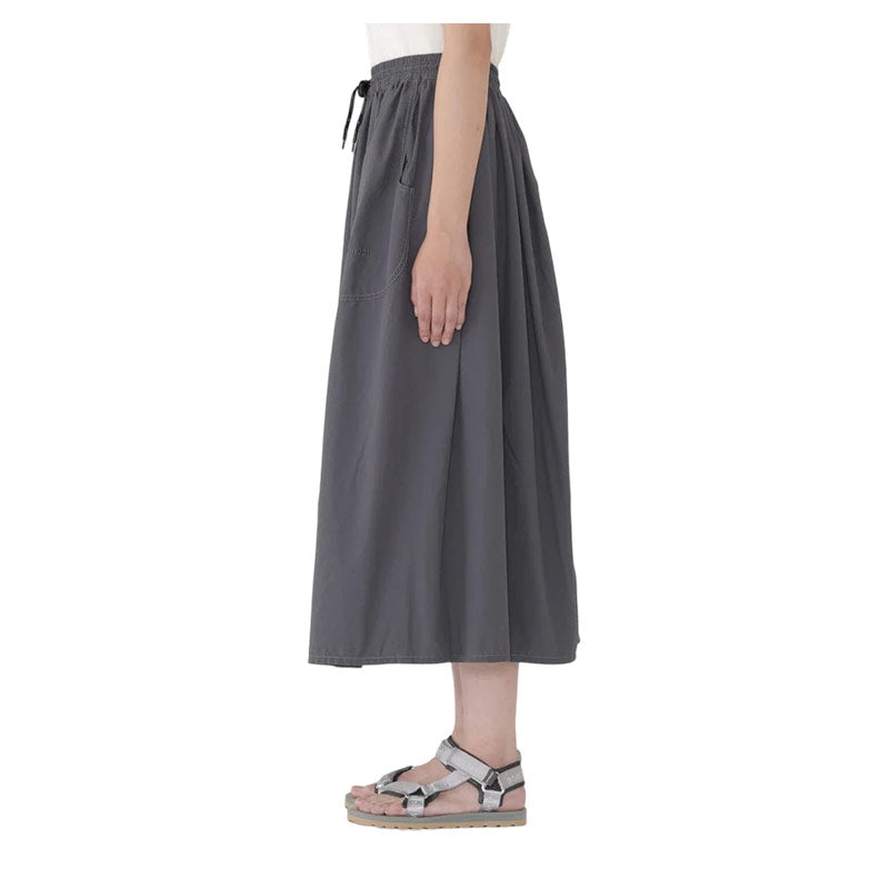 AND WANDER | Women's Cordura Cotton Rip Skirt Gray
