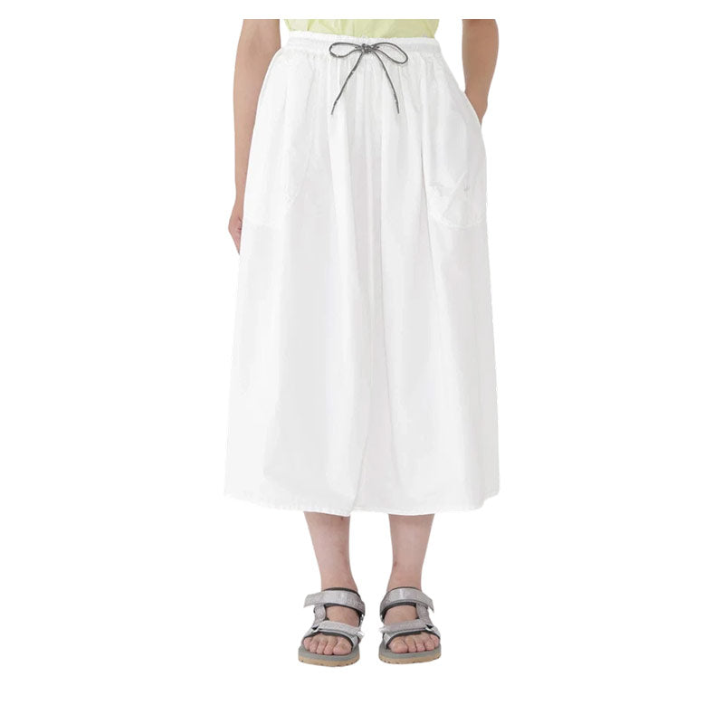 AND WANDER | Women's Cordura Cotton Rip Skirt White
