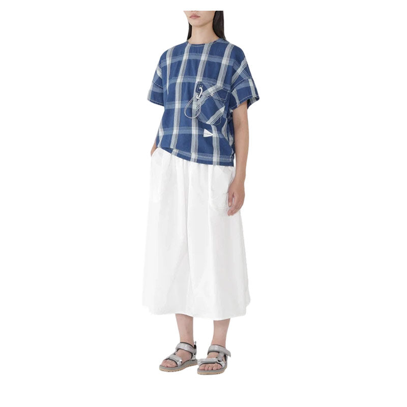 AND WANDER | Women's Cordura Cotton Rip Skirt White