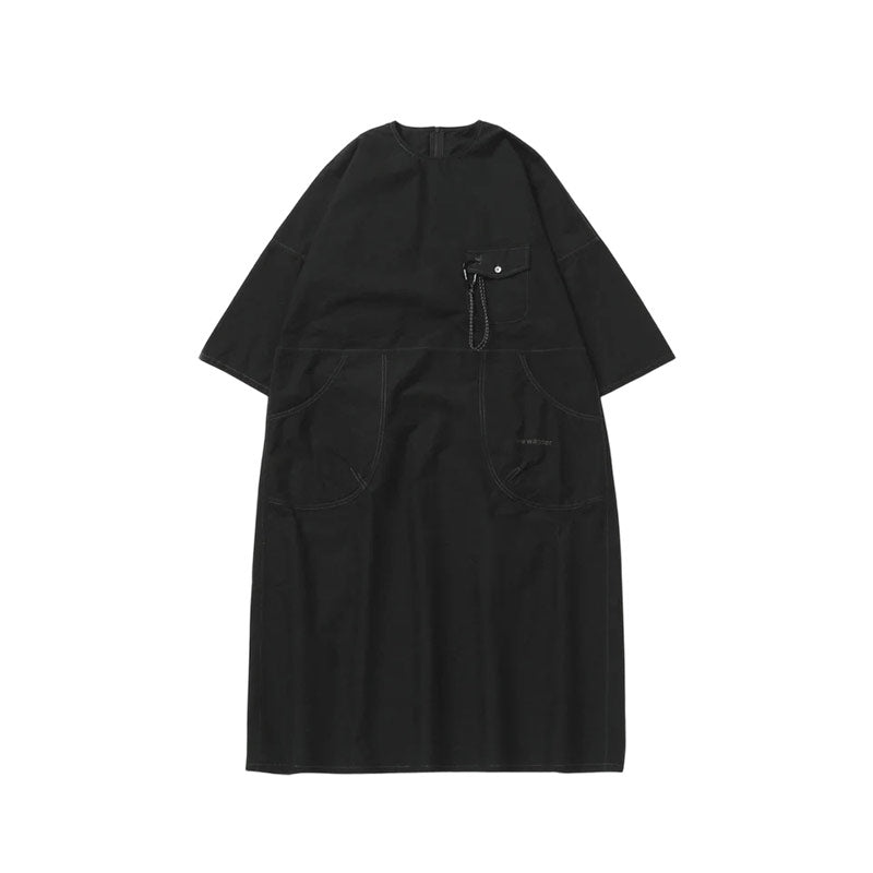 AND WANDER | Women's Cordura Cotton Rip Dress Black