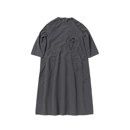 AND WANDER | Women's Cordura Cotton Rip Dress Gray
