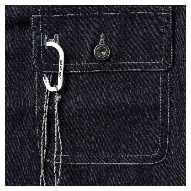 AND WANDER | Women's Dry Easy Denim Tee Naavy