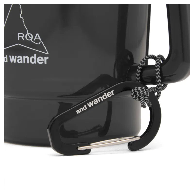 AND WANDER | x ROA PP Mug Black
