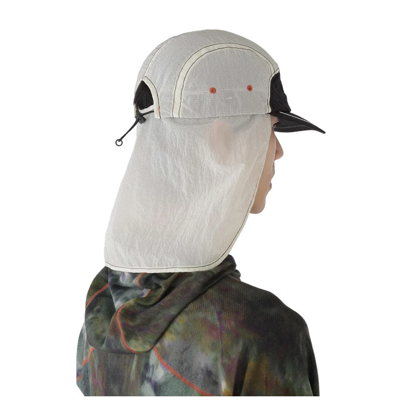 AND WANDER | x ROA Ripstop Wind Cap Off White