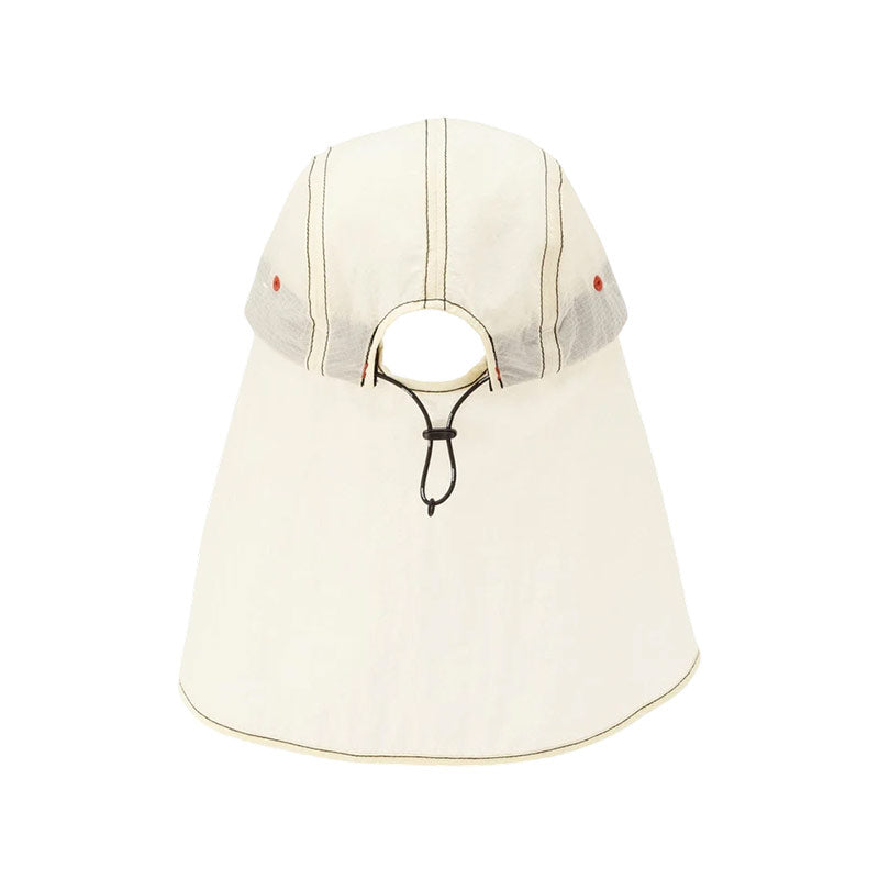 AND WANDER | x ROA Ripstop Wind Cap Off White