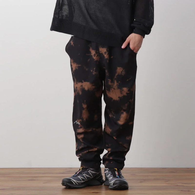 MANASTASH | Tie Dye Sporty Pant Black