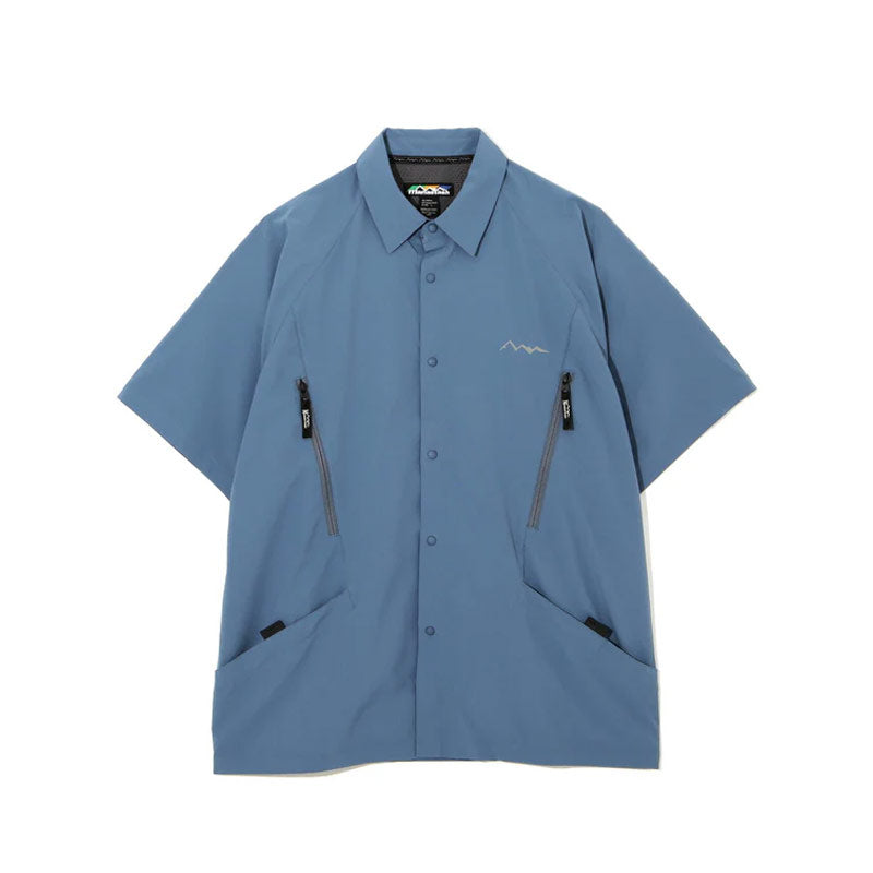 MANASTASH x River Shirt Blue Grey