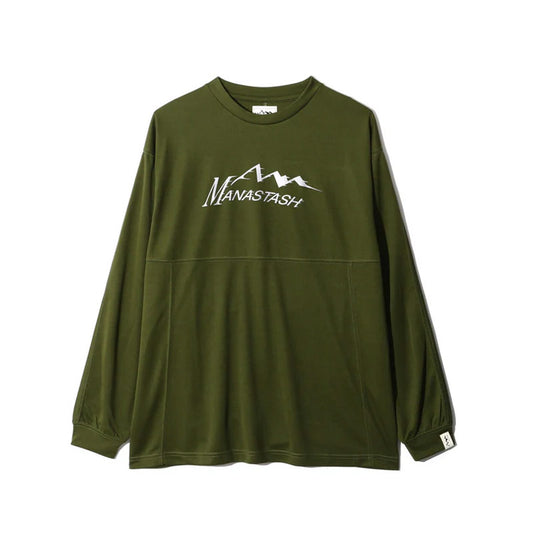 MANASTASH x Ref. Logo Tech L/S Top Green