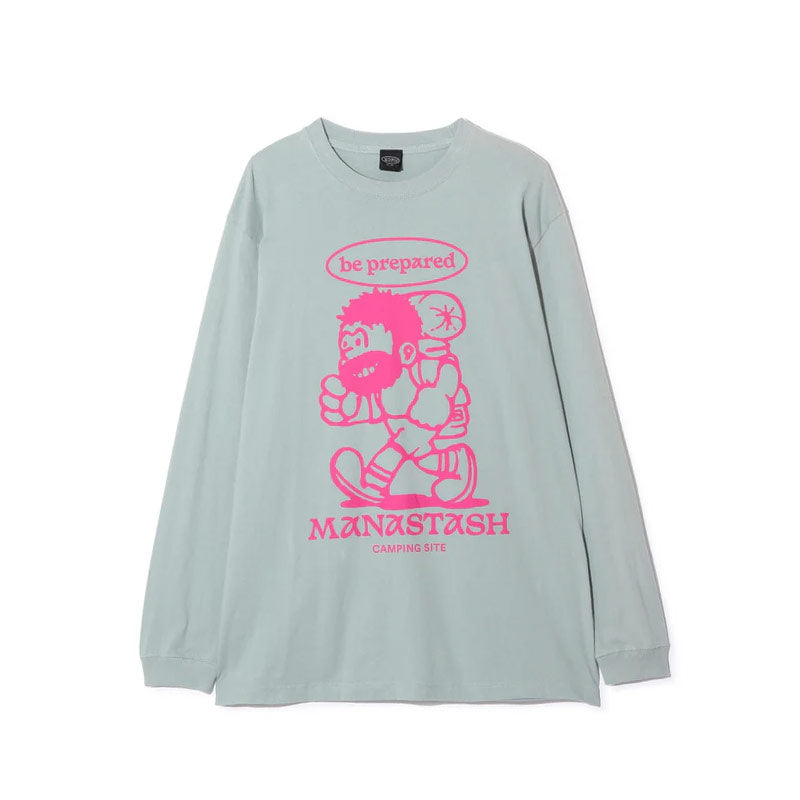 MANASTASH x L/S Tee Be Prepared Sage