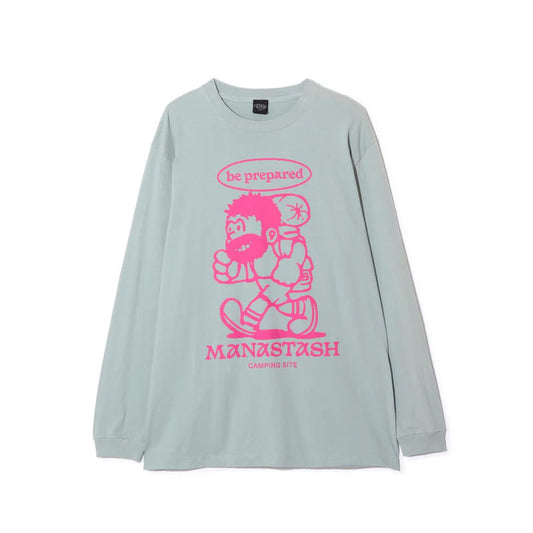 MANASTASH x L/S Tee Be Prepared Sage