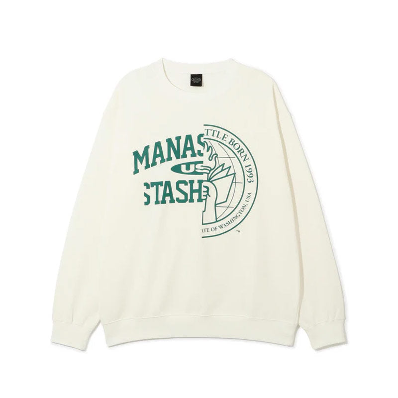 MANASTASH x Citee Sweat Collegiate White