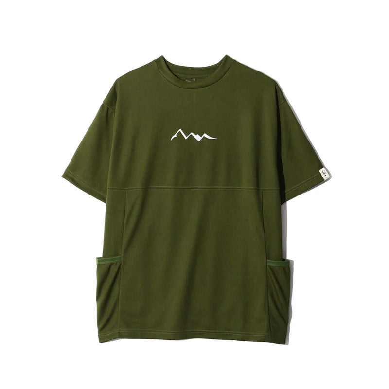 MANASTASH x Ref. Logo Tech Pocket Top Green