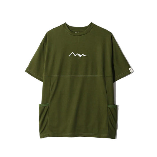 MANASTASH x Ref. Logo Tech Pocket Top Green