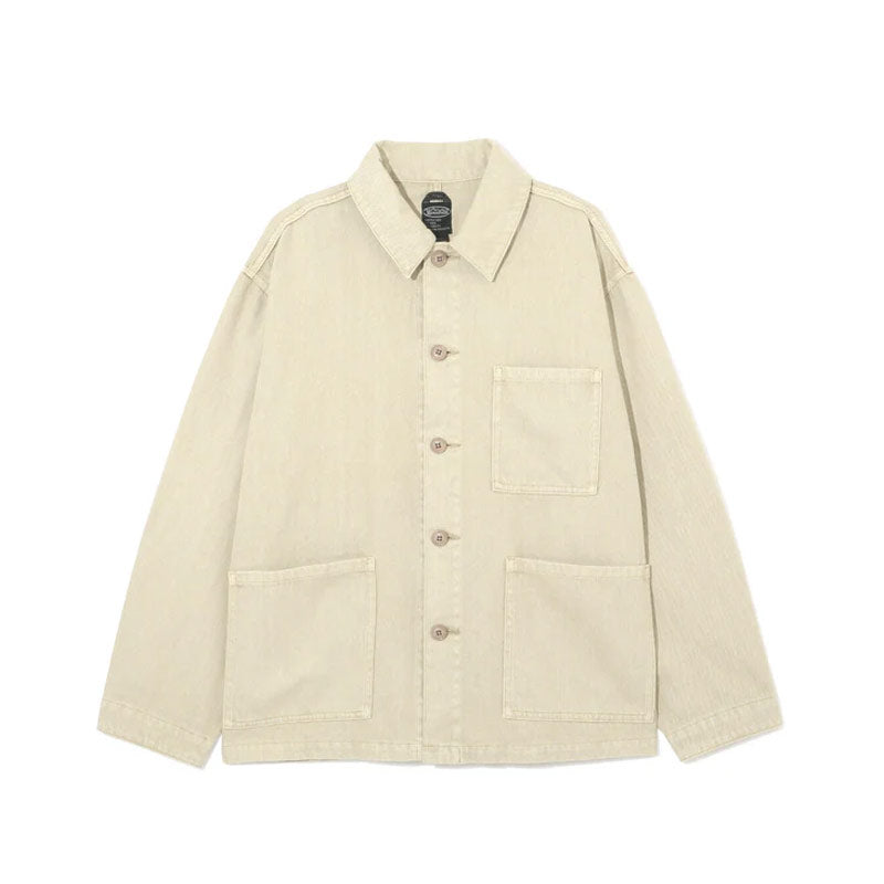 MANASTASH X Hemp Washed Chore Jacket Sand