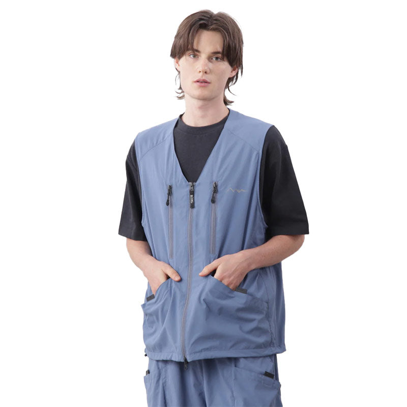 MANASTASH x River Vest Blue Grey