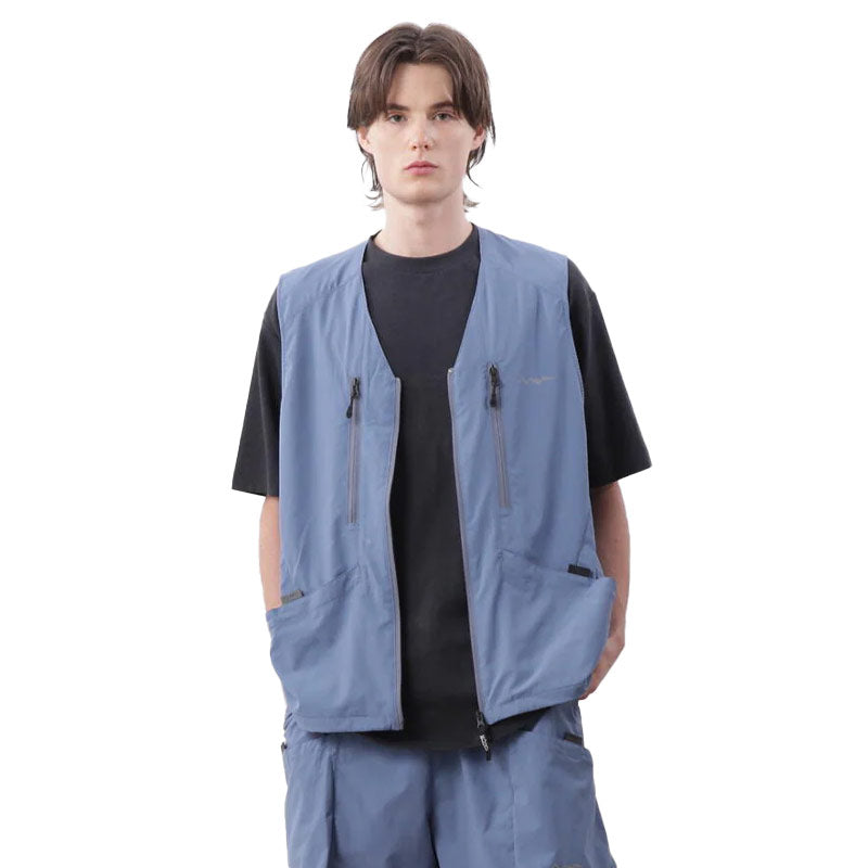 MANASTASH x River Vest Blue Grey