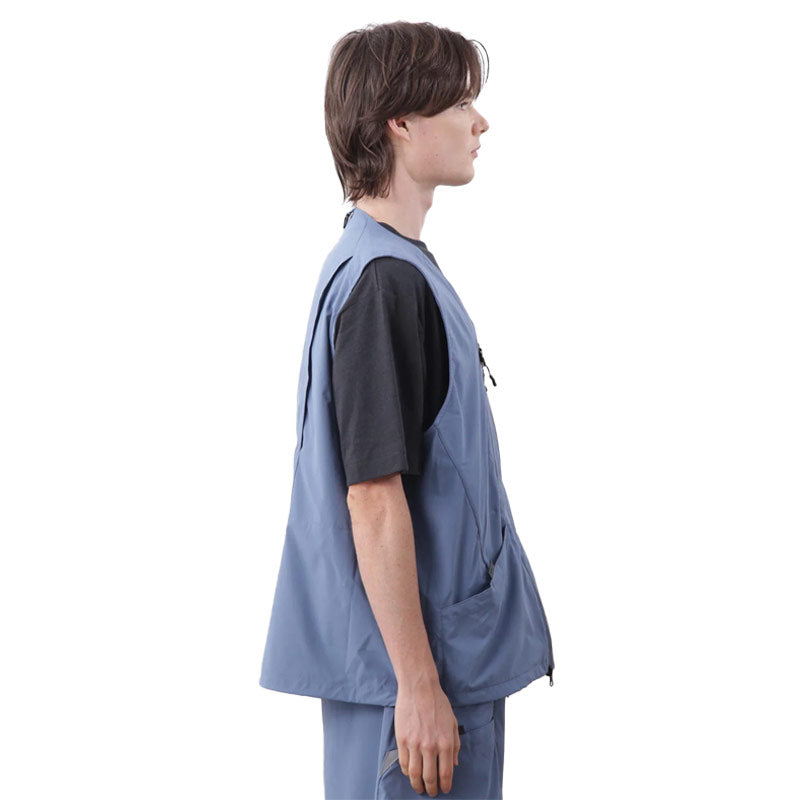 MANASTASH x River Vest Blue Grey