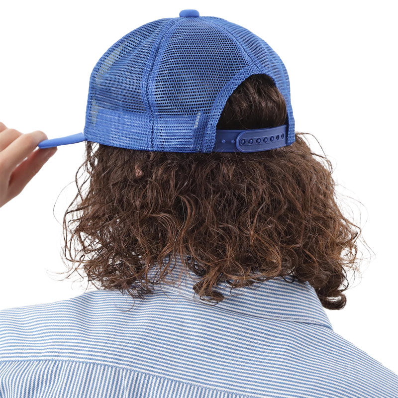 MANASTASH x Swoosh Logo Mesh Trucker Blue