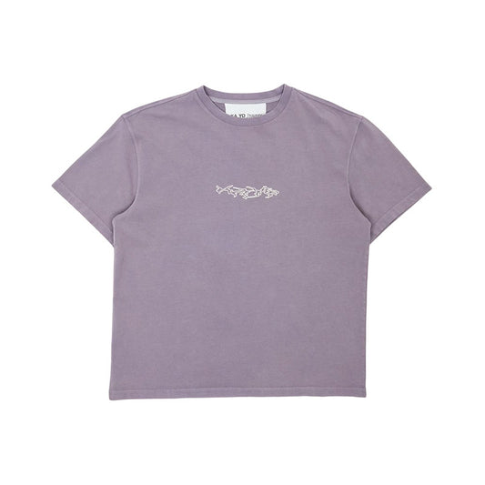 KA_YO | Prototype Boxy Washed Graphic T Shirt Sparrow
