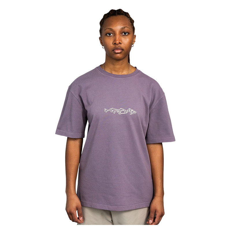 KA_YO | Prototype Boxy Washed Graphic T Shirt Sparrow