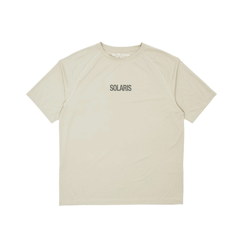 KA_YO | Prototype Solaris Raglan Running T Shirt Plaza Taupe