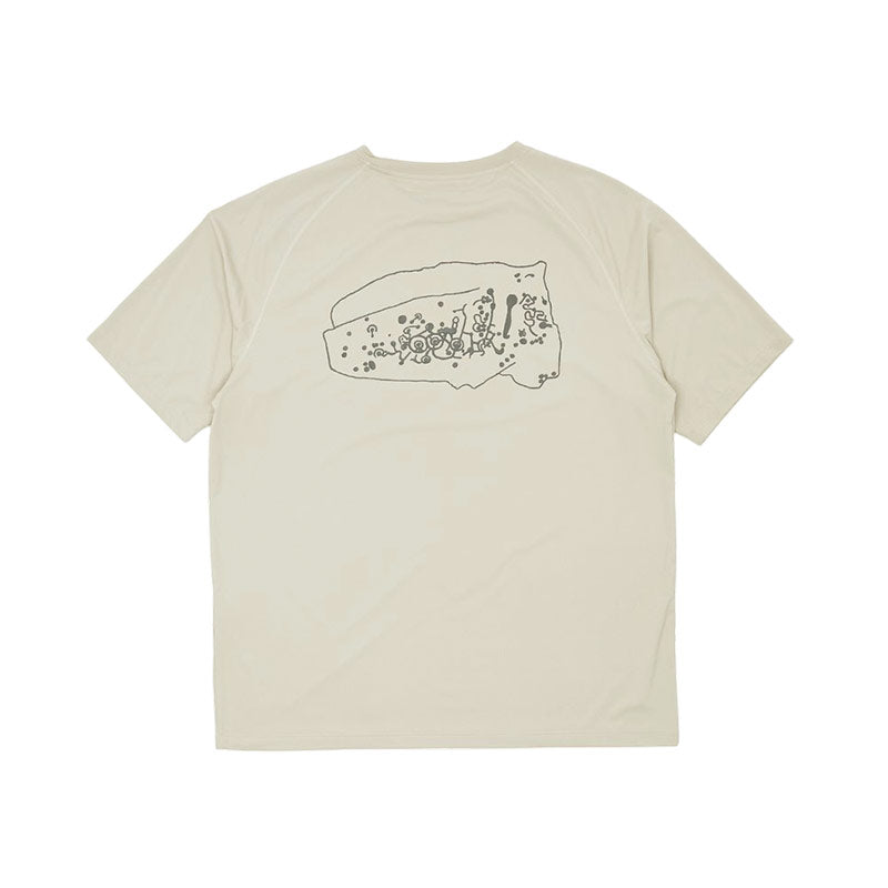 KA_YO | Prototype Solaris Raglan Running T Shirt Plaza Taupe