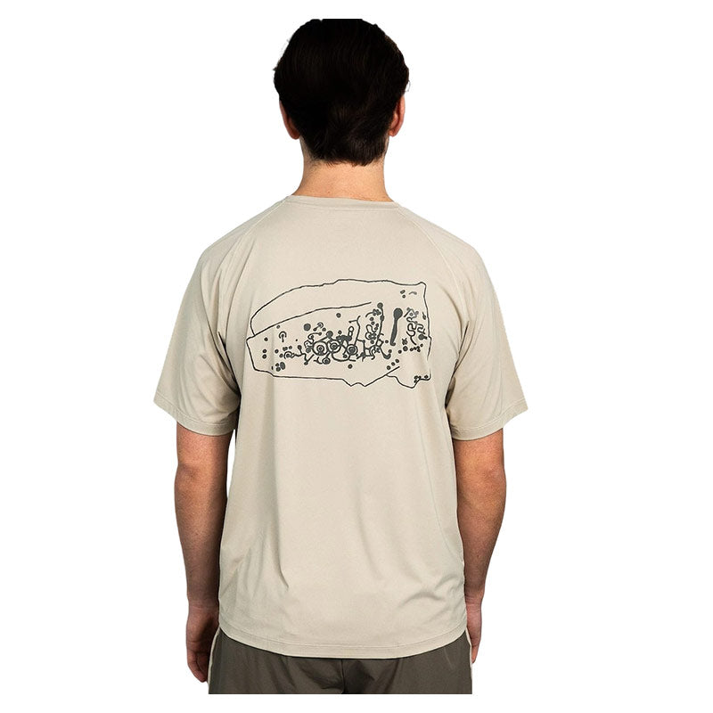 KA_YO | Prototype Solaris Raglan Running T Shirt Plaza Taupe