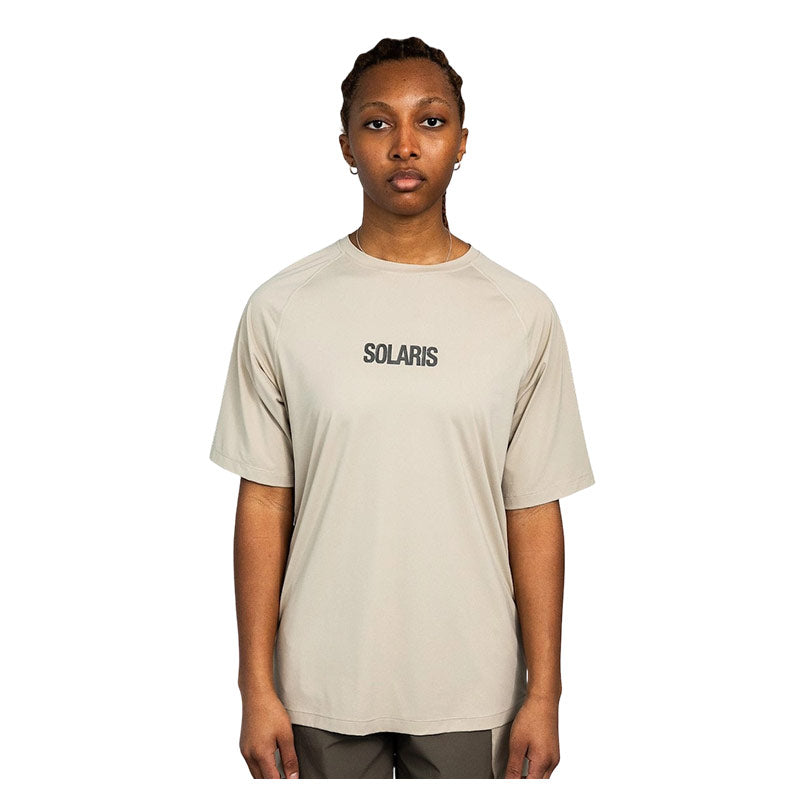 KA_YO | Prototype Solaris Raglan Running T Shirt Plaza Taupe