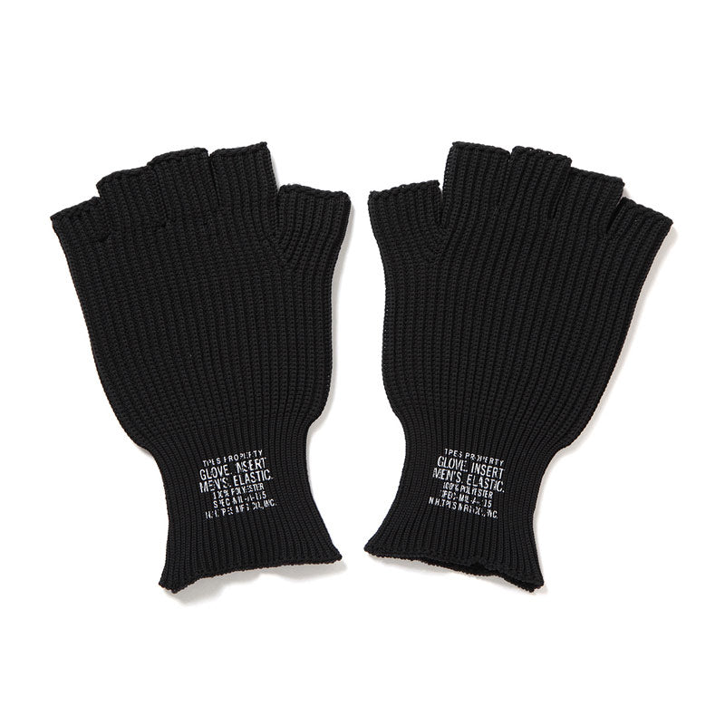 Pieces Fingerless Gloves Black