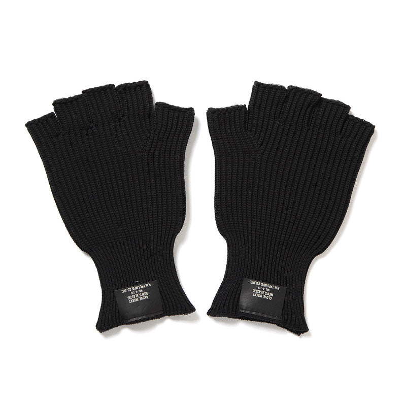 Pieces Fingerless Gloves Black