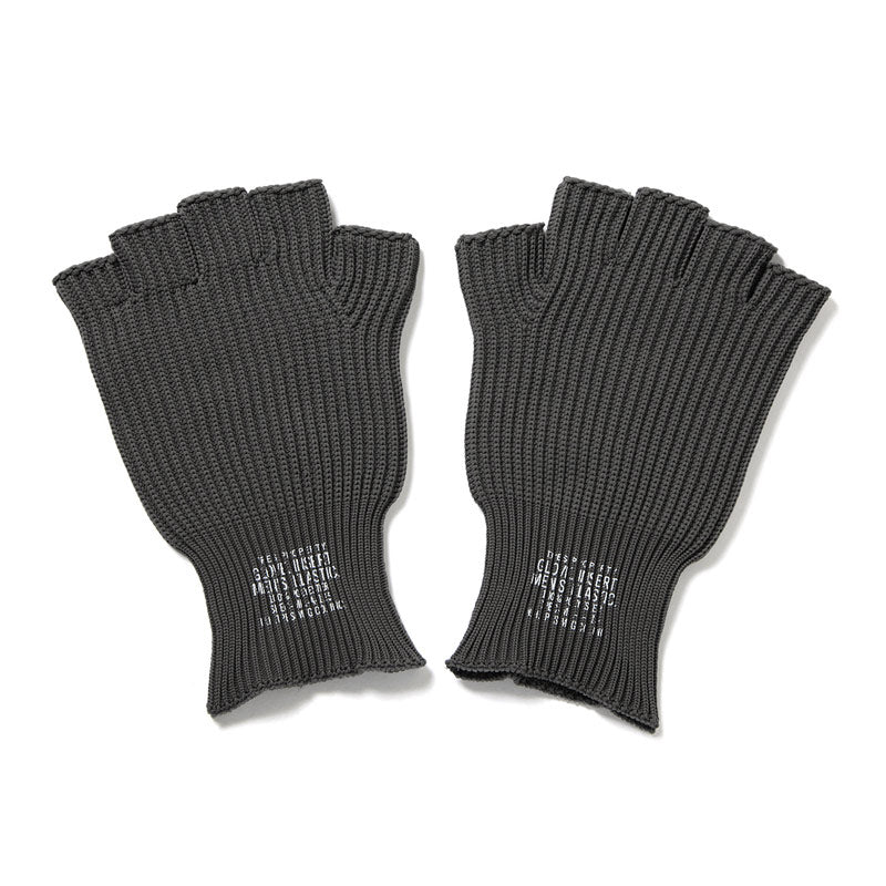 Pieces Fingerless Gloves Charcoal
