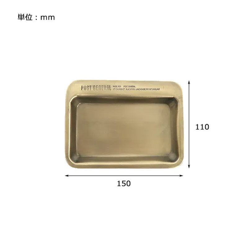 POST GENERAL | Good Vibe Tray Rect S Gold