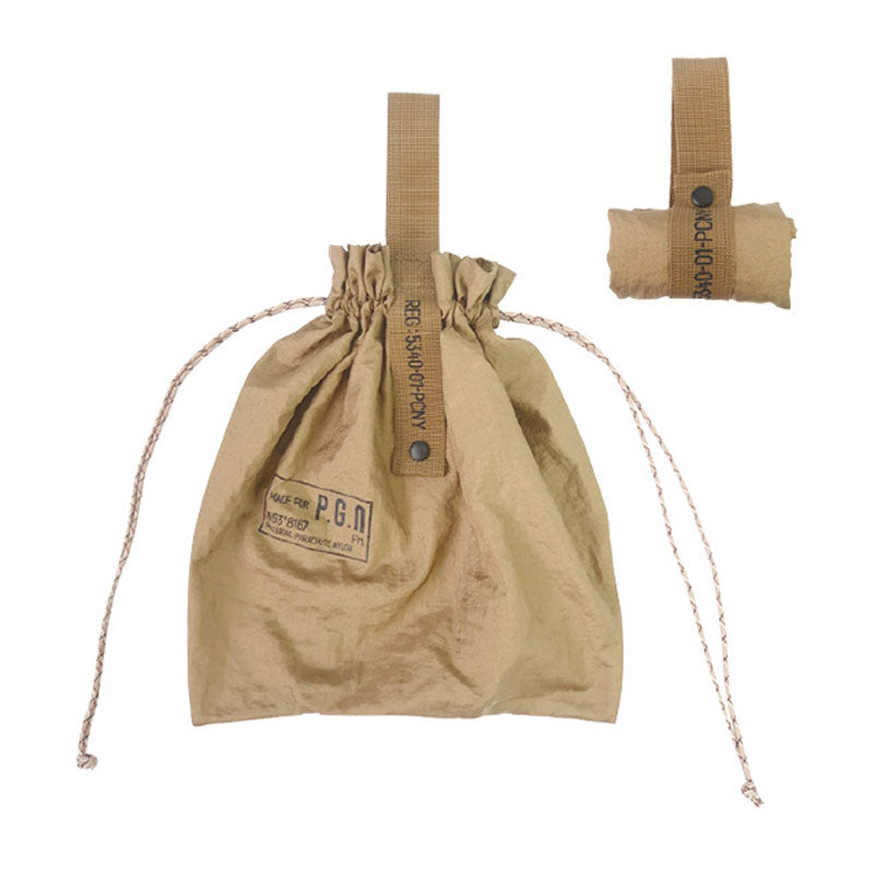 POST GENERAL | Packable Parachute Nylon Bag Wolf Brown